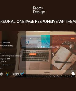 Krobs - Personal Onepage Responsive WP Theme