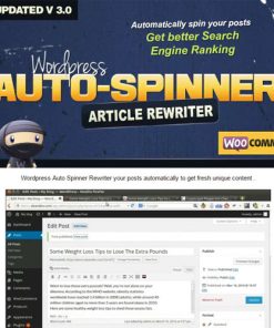 Wordpress Auto Spinner - Articles Rewriter