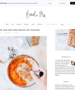 StudioPress Foodie Pro Genesis WordPress Theme