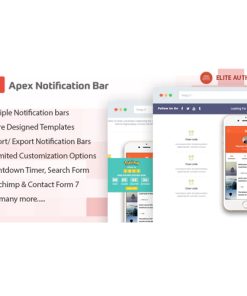 Apex Notification Bar - Responsive Notification Bar Plugin for WordPress