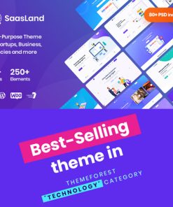 Saasland - MultiPurpose WordPress Theme for Startup